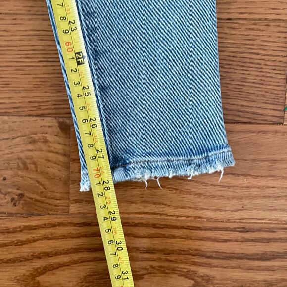 Madewell 10" High Rise Skinny Jeans Women’s 26 Blue Hamden Wash AF685 Classic - Picture 11 of 12